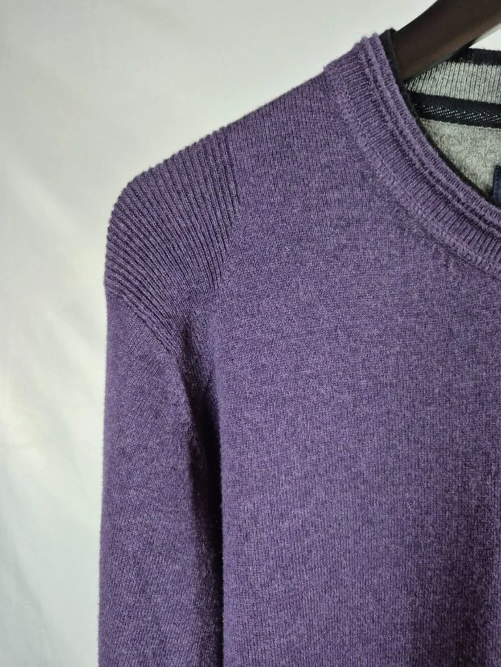 Nat Nast Luxury Originals Purple Cashmere Blend Sweater Men's Small